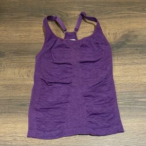 Athleta Seamless Supportive Racerback Sports Bra Tank Purple Women’s Small
